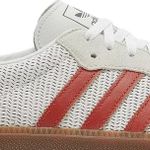 Tênis Adidas Samba OG Crystal White Preloved Red