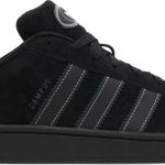 Tênis Adidas Campus 00s Black White Contrast Stitching