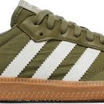 Tênis Adidas Samba OG Reflective Nylon Pack - Focus Olive