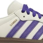 Tênis Adidas Samba OG Off White Purple Green