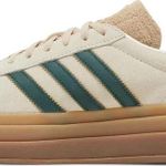 Tênis Adidas Gazelle Bold Cream Collegiate Green
