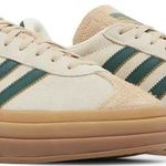 Tênis Adidas Gazelle Bold Cream Collegiate Green