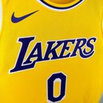 Regata NBA Los Angeles Lakers Gold Association Edition Swingman Jersey 2022/23 Westbrook 0