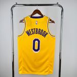 Regata NBA Los Angeles Lakers Gold Association Edition Swingman Jersey 2022/23 Westbrook 0