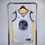 Regata NBA Golden State Warriors Nike Association Edition 24/25 Swingman Jersey Branca Stephen Curry 30
