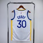 Regata NBA Golden State Warriors Nike Association Edition 24/25 Swingman Jersey Branca Stephen Curry 30