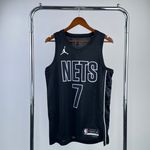 Regata NBA Brooklyn Nets Jordan Statement Edition 22/23 Swingman Jersey Preta Kevin Durant 7