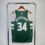 Regata NBA Milwaukee Bucks Nike Icon Edition 24/25 Jersey Giannis Antetokounmpo 34