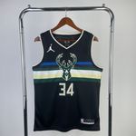 Regata NBA Milwaukee Bucks Jordan Statement Edition Jersey 2021 Giannis Antetokounmpo 34