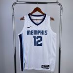 Regata NBA Memphis Grizzlies Nike Association Edition 19/20 Swingman Jersey Branca Ja Morant 12