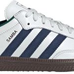 Tênis Adidas Samba OG White Navy Collegiate Green