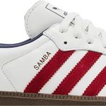 Tênis Adidas Samba OG White Victory Red Indigo