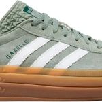 Tênis Adidas Gazelle Bold Silver Green Gum