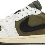 Tênis Travis Scott x Air Jordan 1 Retro Low OG SP Reverse Olive