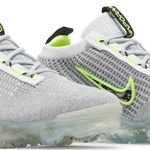 Tênis Nike Air VaporMax 2021 Flyknit Wolf Grey Volt