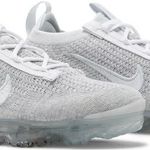 Tênis Nike Air VaporMax 2021 Flyknit White Pure Platinum