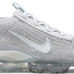 Tênis Nike Air VaporMax 2021 Flyknit White Pure Platinum