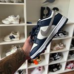 Tênis Nike Dunk Low Midnight Navy Smoke Grey (PRONTA ENTREGA)