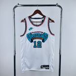 Regata NBA Memphis Grizzlies Swingman Classic Edition 24/25 Branca Ja Morant 12 