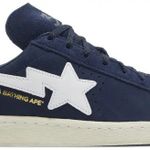 Tênis Adidas BAPE x Campus 80s 30th Anniversary - Navy