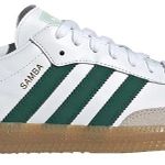 Tênis Adidas Samba OG White Collegiate Green