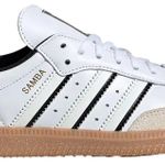 Tênis Adidas Samba OG Double White Black Gum