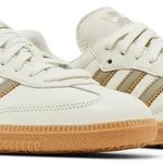 Tênis Adidas Samba OG Off White Wonder Gold Metallic