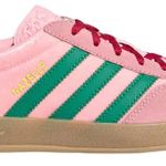 Tênis Adidas Gazelle Indoor Glow Pink Court Green