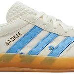 Tênis Adidas Gazelle Indoor Light Blue Floral Embroidery