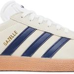 Tênis Adidas Gazelle Indoor Off White Dark Blue Gum