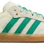 Tênis Adidas Wales Bonner x Samba Cream White Bold Green