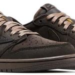 Tênis Travis Scott x Air Jordan 1 Retro Low OG SP Velvet Brown