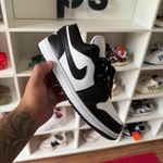 Tênis Air Jordan 1 Low Black Cement (PRONTA ENTREGA)