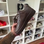 Tênis Nike Supreme x Air Force 1 Low Box Logo - Baroque Brown (PRONTA ENTREGA)