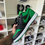 Tênis Air Jordan 1 Low Black Lucky Green (PRONTA ENTREGA)