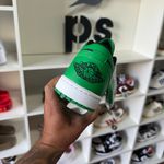 Tênis Air Jordan 1 Low Black Lucky Green (PRONTA ENTREGA)