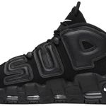 Tênis Nike Supreme x Air More Uptempo Black