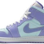 Tênis Air Jordan 1 Mid Purple Pulse