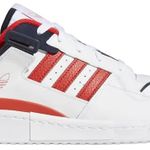Tênis Adidas Forum Exhibit Low Cloud White Red