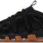 Tênis Nike Air More Uptempo Low Black Gum