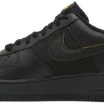 Tênis Nike Air Force 1 '07 Black University Gold