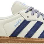 Tênis Adidas Samba OG Off White Dark Blue
