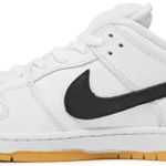 Tênis Nike Dunk Low SB White Gum