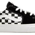 Tênis Vans Sk8-Low Checkerboard - Black