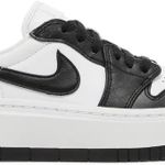 Tênis Air Jordan 1 Elevate Low Black White