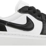 Tênis Air Jordan 1 Elevate Low Black White