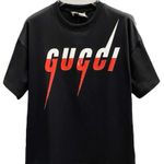 Camisa Gucci Blade Print Black