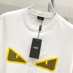 Camisa Fendi Bag Bugs Eyes White