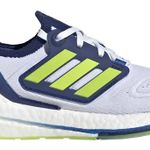 Tênis Adidas Ultraboost 22 White Solar Yellow Blue