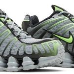 Tênis Nike Shox TL Wolf Grey Lime